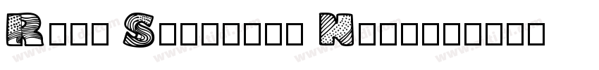 Ross Sequence Number字体转换